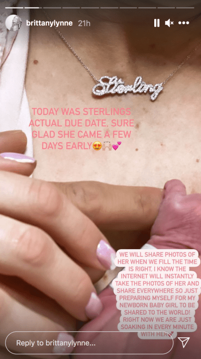 Patrick Mahomes' Fiancee Brittany Matthews Reveals They Why They Haven't Shared Photos of Baby Sterling