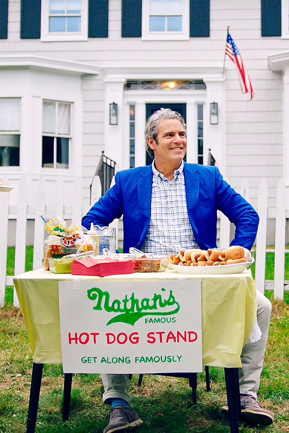 Andy Cohen Teams Up With Nathans Famous Hot Dogs