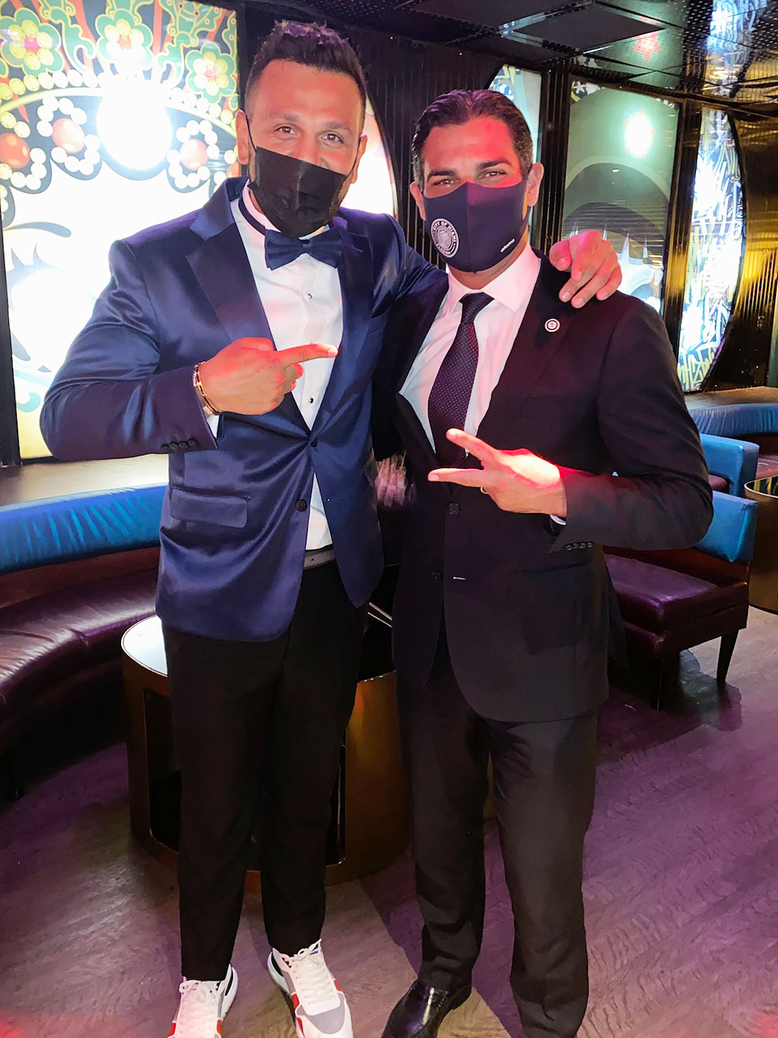 Nightclub Impresario and Boxer Joe Fournier and Mayor Francis Suarez