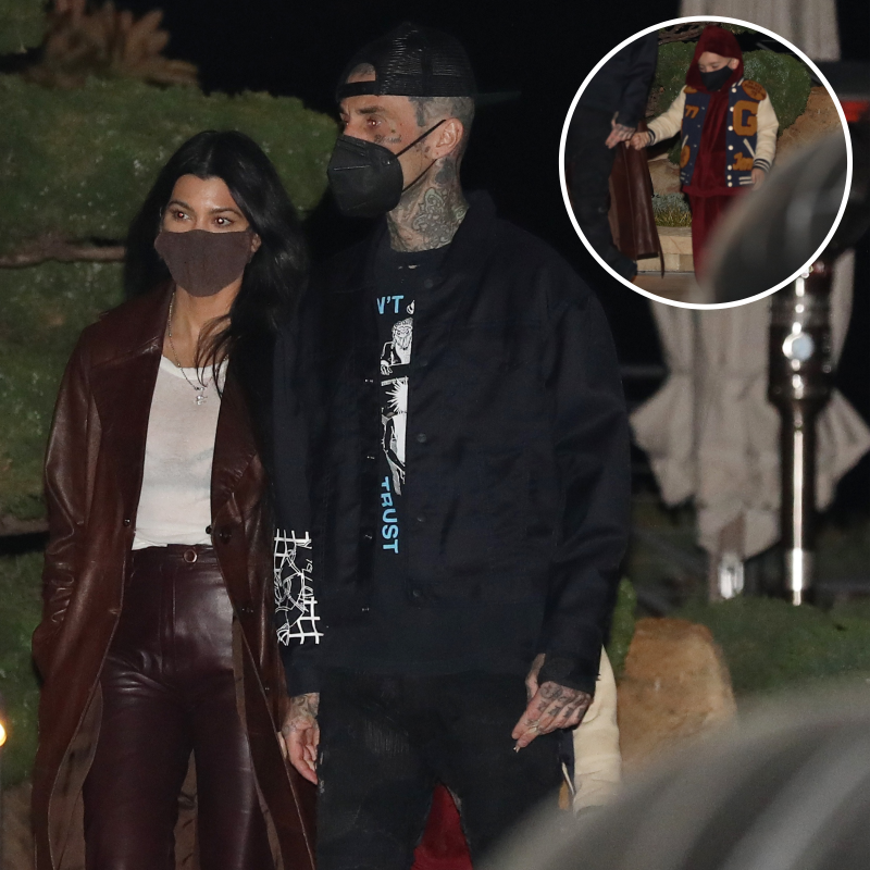 Family Affair! Kourtney Kardashian Brings Son Reign Disick on Date Night With Travis Barker