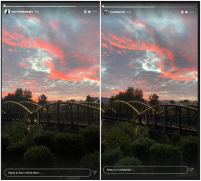 Going Strong! Kourtney Kardashian and Boyfriend Travis Barker Enjoy a Romantic Sunset Date