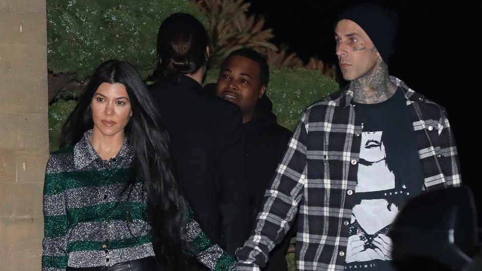 Kourtney Kardashian and Boyfriend Travis Barker Hold Hands on Their 3rd Date in a Week