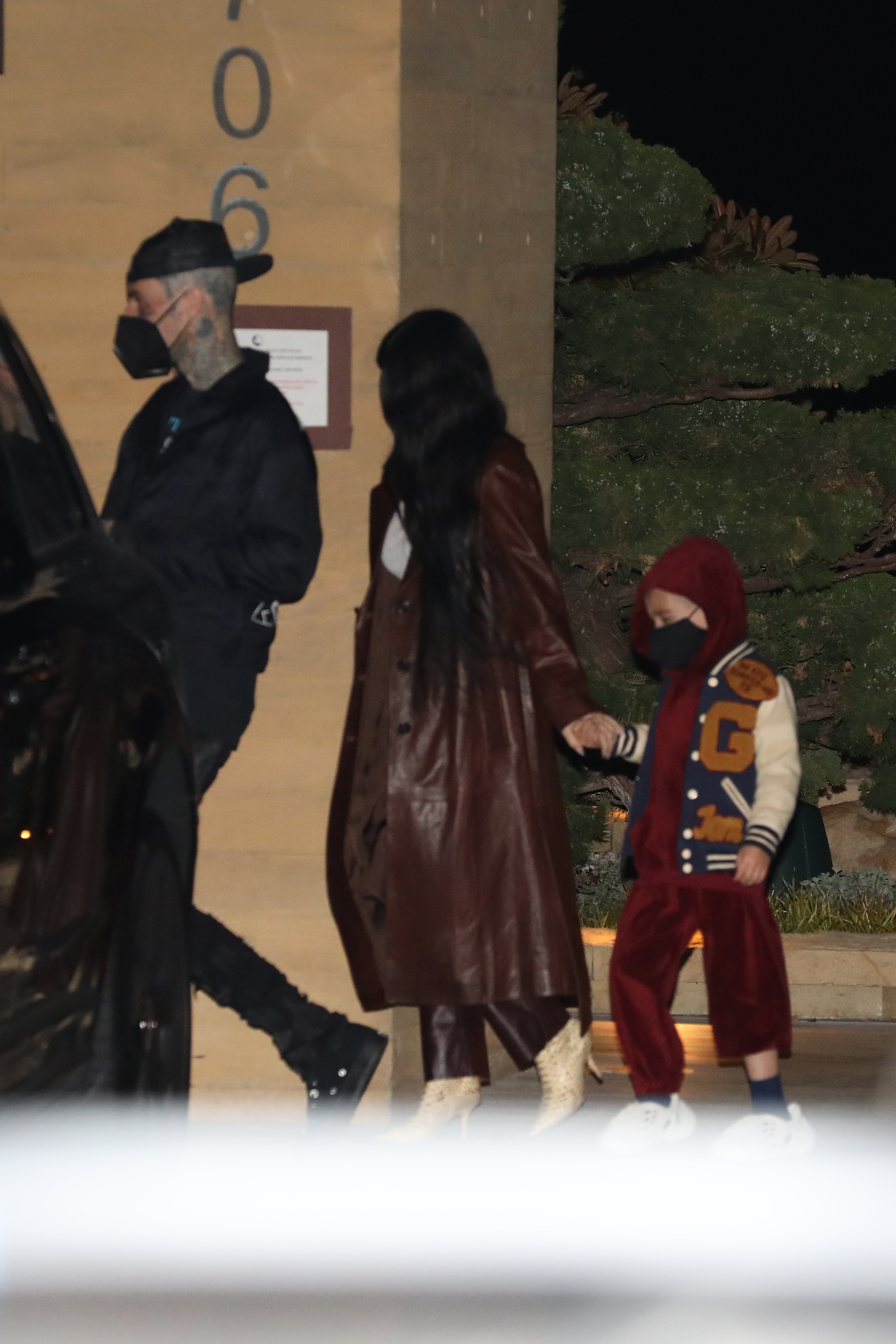 Family Affair! Kourtney Kardashian Brings Son Reign Disick on Date Night With Travis Barker