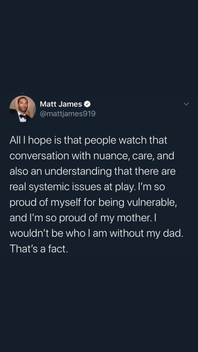 Matt James Reflects on Making Amends With His Dad on 'The Bachelor': 'I'm So Proud of Myself'