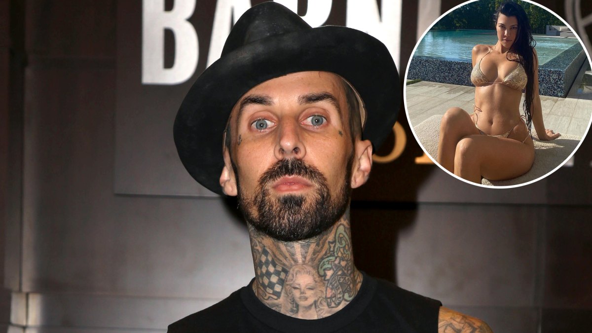 Travis Barker Gushes Over Girlfriend Kourtney Kardashian’s Bikini Photos Where They Sparked Romance Rumors
