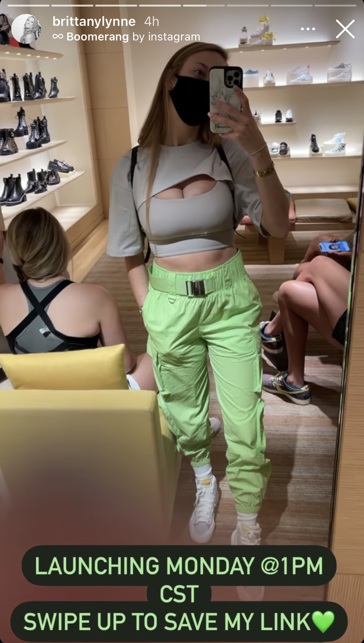 brittany-matthews-post-baby-body-green-pants