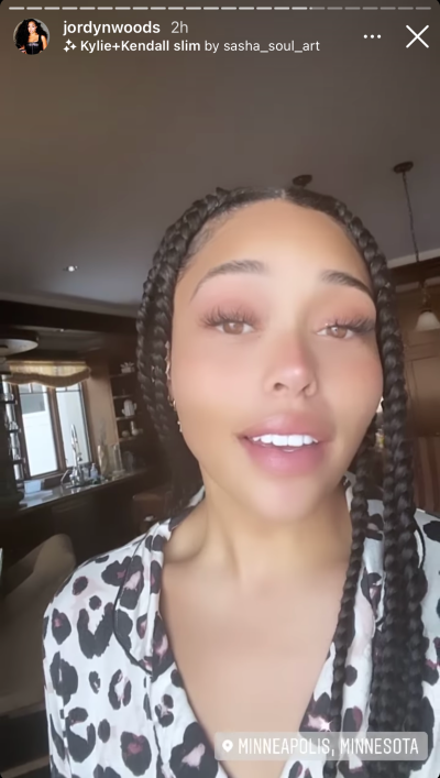 Jordyn Woods Uses Kylie Jenner's Filter in Subtle Shout-Out Kylie Instagram Filter