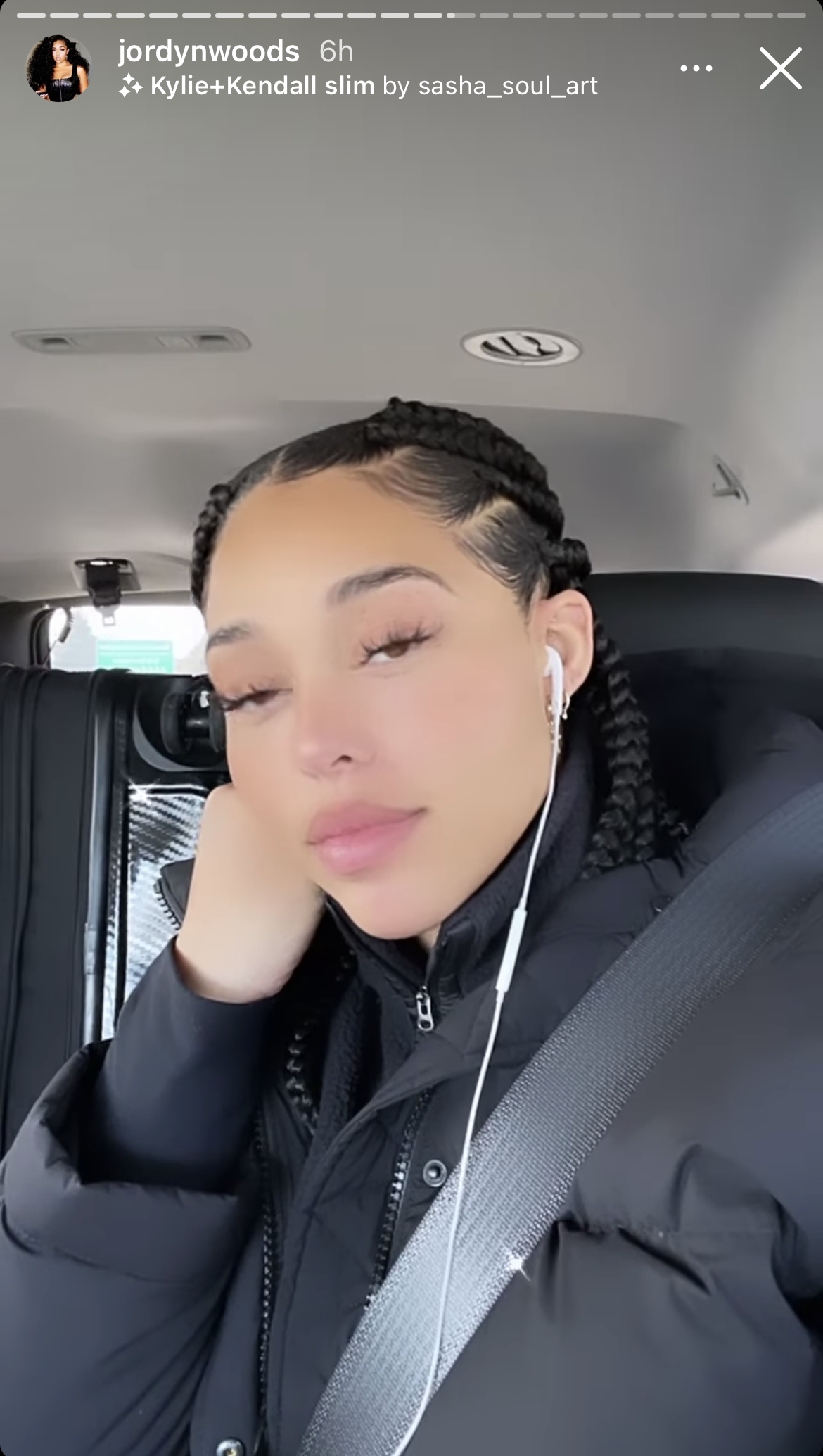 Jordyn Woods Uses Kylie Jenner's Filter in Subtle Shout-Out Kylie Instagram Filter