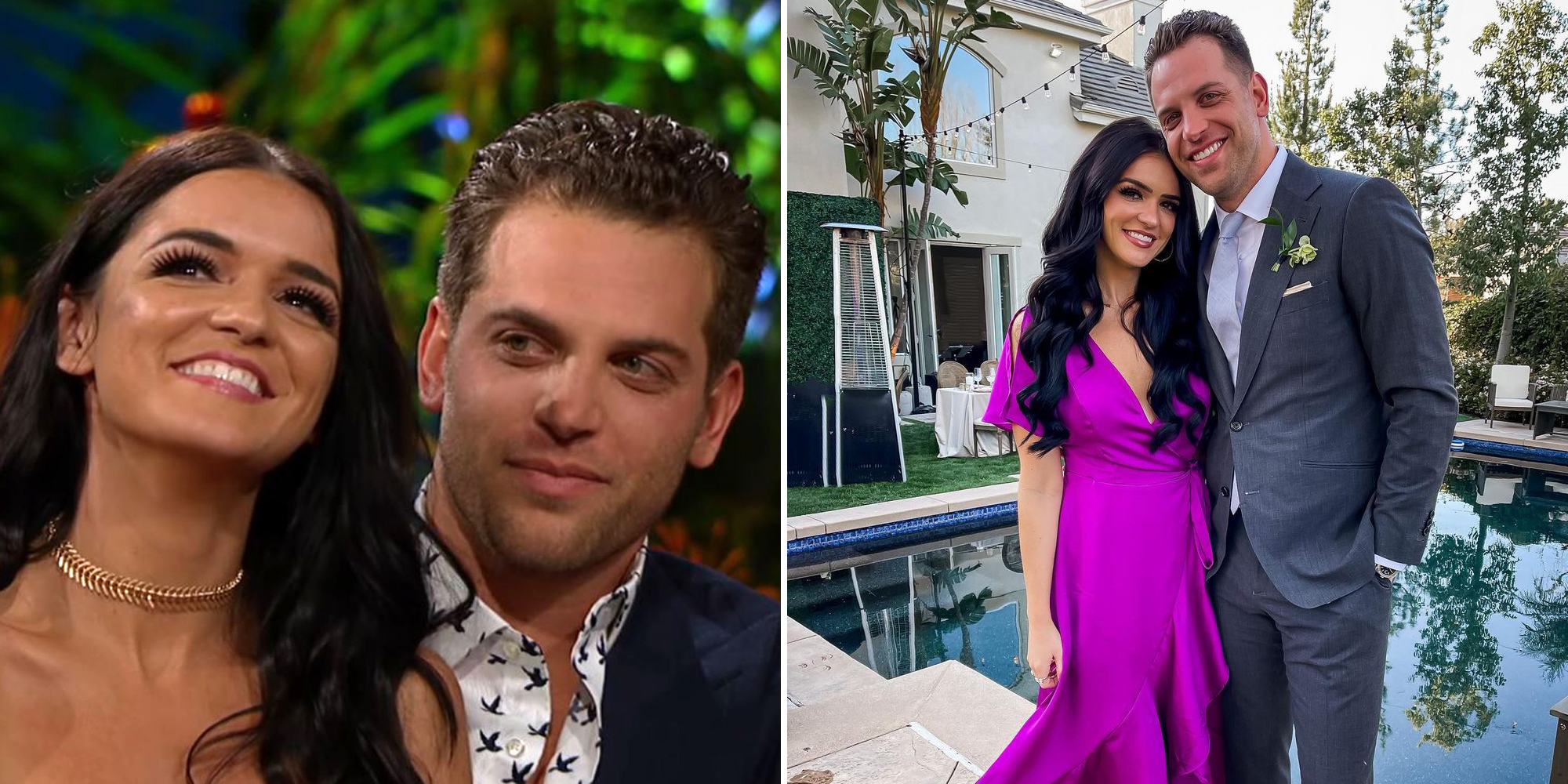 Raven Gates and Adam Gottschalk Bachelor Couples Then and Now