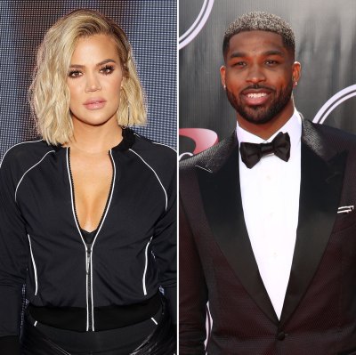 Khloe Kardashian Leaning on Tristan, True Amid Photo 'Mess'