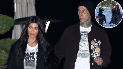 Kourtney and Travis Take Their Families on Utah Ski Trip: Photos