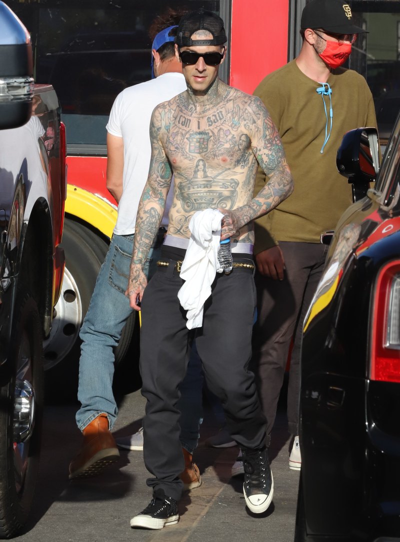 Travis Barker Gets Kourtney Kardashian Tattoo on Chest: Photos 1