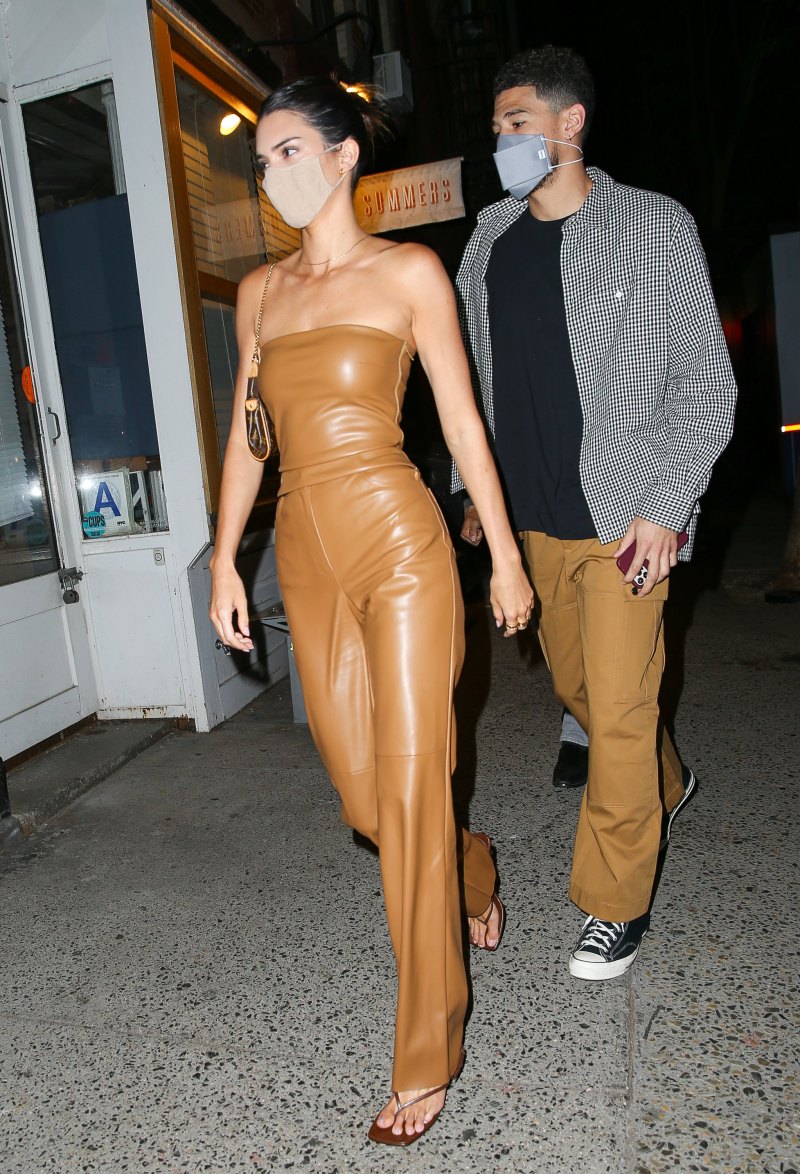 Kendall Jenner and Devin Booker were seen heading out for dinner in NYC