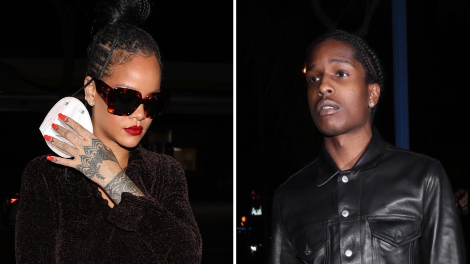 Rihanna Leaves Drake's Party With Boyfriend A$AP Rocky_ Photos