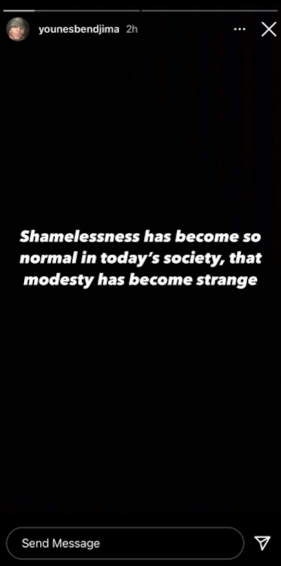 Younes Bendjima Seemingly Shades Ex Kourtney Kardashian Over Travis Barker PDA Photo