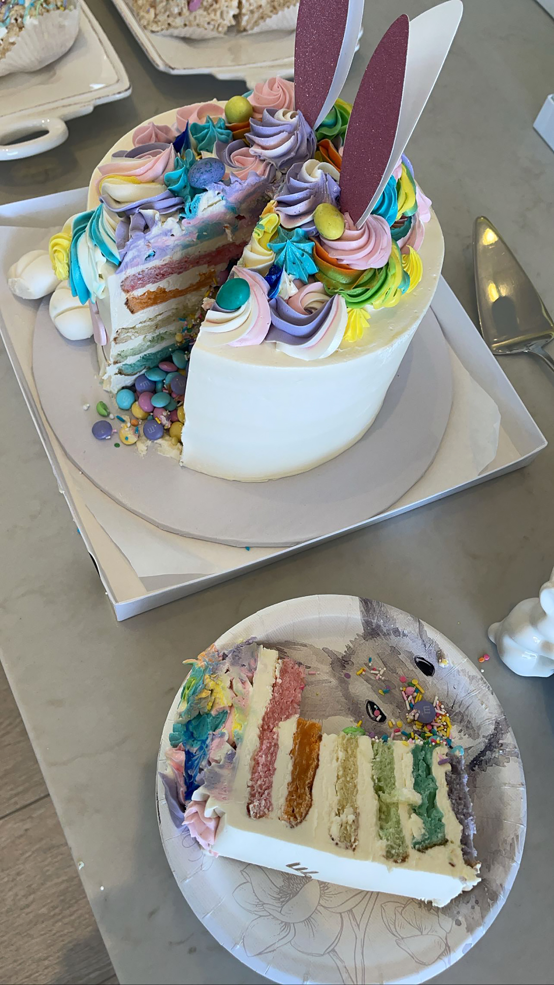 The Kardashian-Jenners Celebrate Easter Early With a Lavish Buffet of Sweet Treats