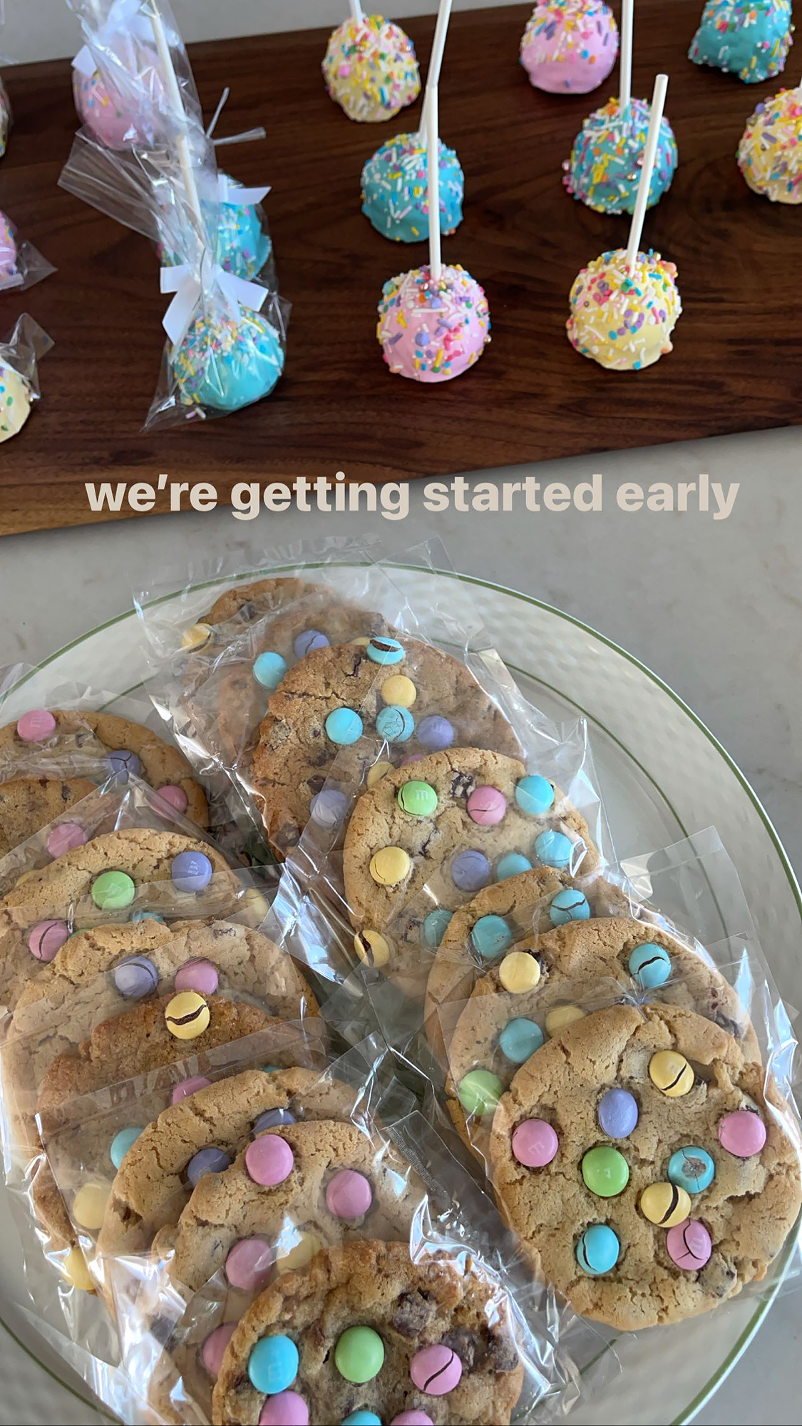 The Kardashian-Jenners Celebrate Easter Early With a Lavish Buffet of Sweet Treats