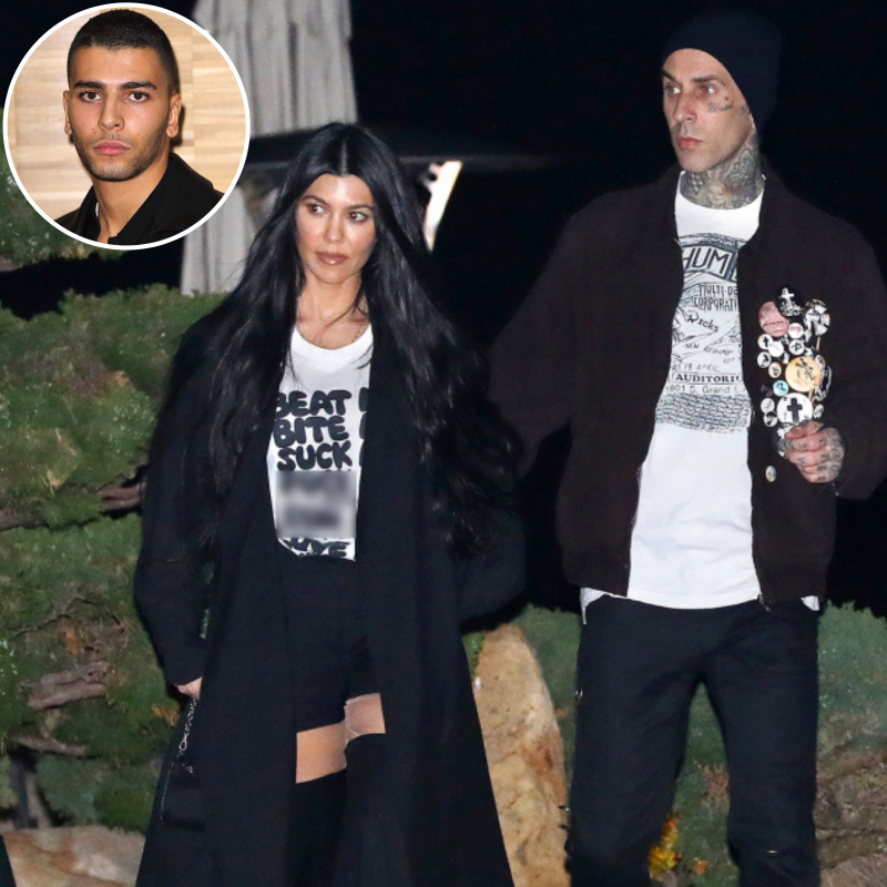 Younes Bendjima Seemingly Shades Ex Kourtney Kardashian Over Travis Barker PDA Photo