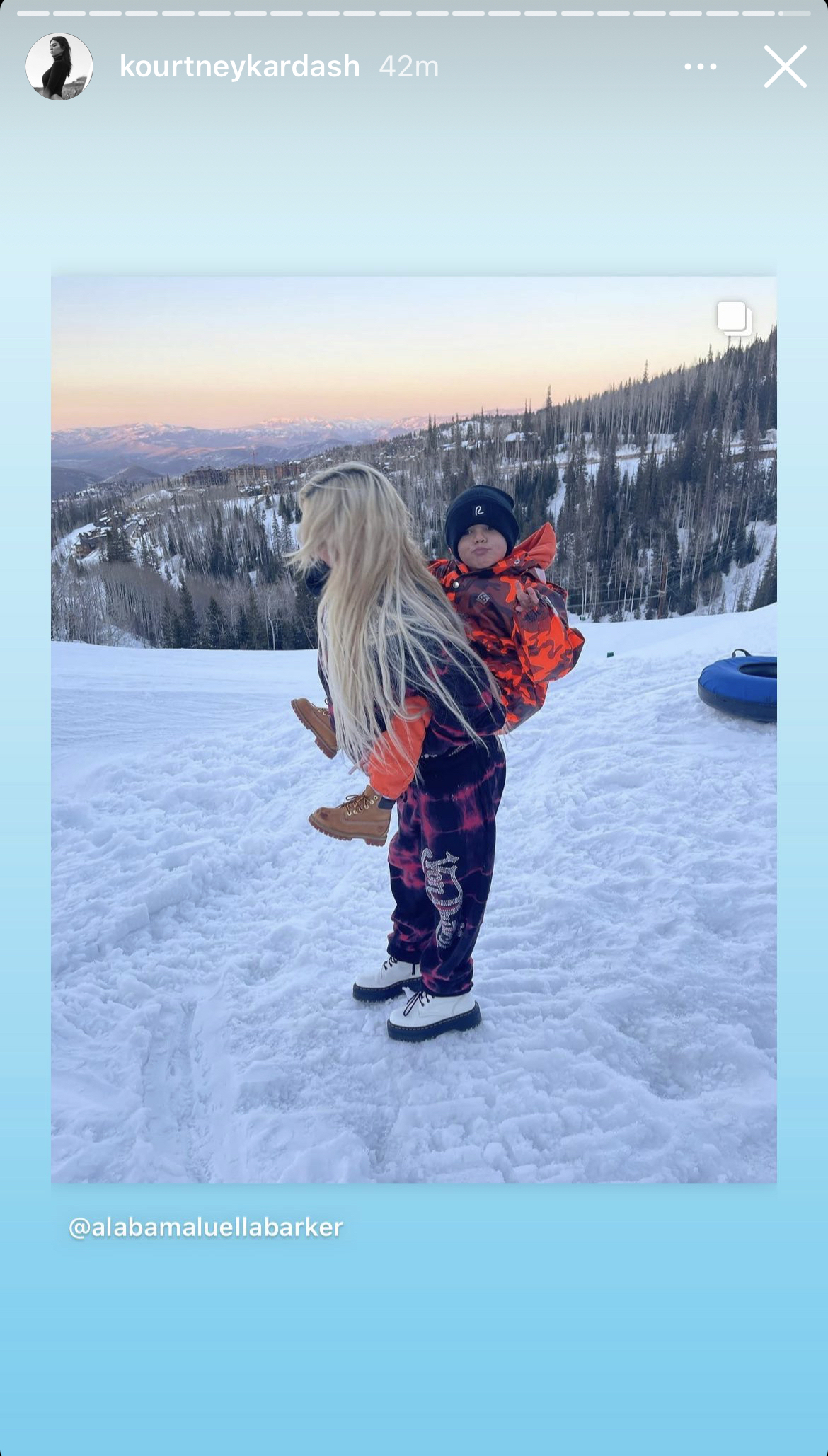 alabama-barker-reign-disick-utah-trip-kourtney-kardashian