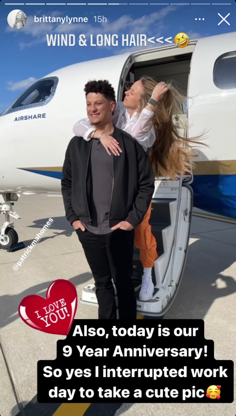 brittany-matthews-patrick-mahomes-9-year-anniversary-plane-ride