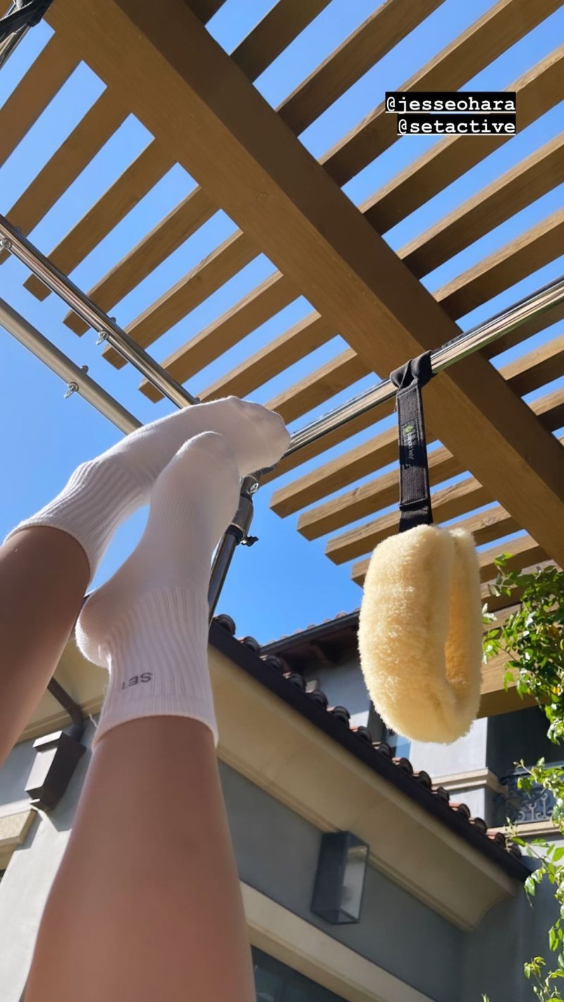 Alabama Barker and Atiana De La Hoya Do Pilates at Kourtney Kardashian's House