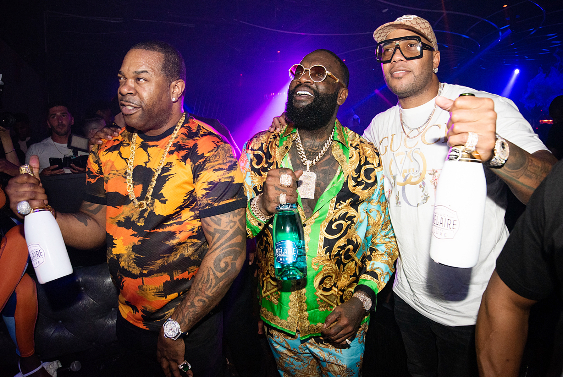 Busta Rhymes Rick Ross Flo Rida Vendome Miami Beach Hot Pics