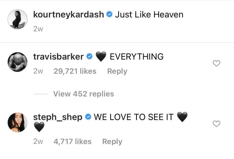 Kourtney Kardashian's Family Gush Over Her and Travis Barker
4