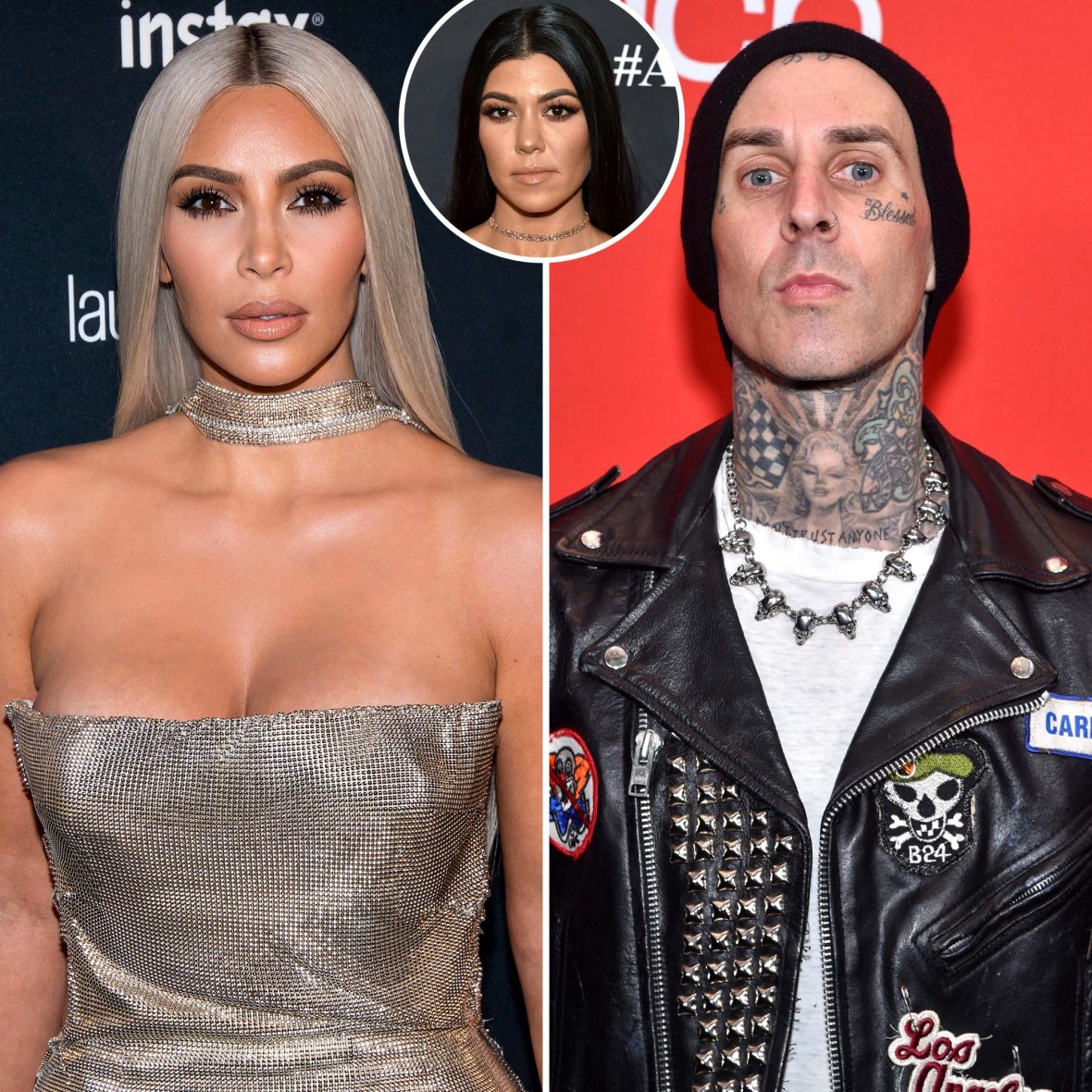 Kim Kardashian Slams Rumors She Hooked Up With Travis Barker False Narrative
