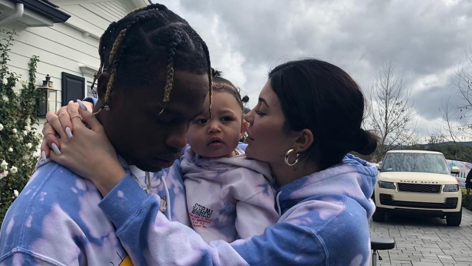 Kylie Jenner, Travis Scott Take Family Photo with Stormi
