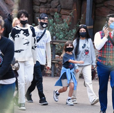 Kourtney Kardashian, Travis Barker, Kids Go to Disney: Photos 5