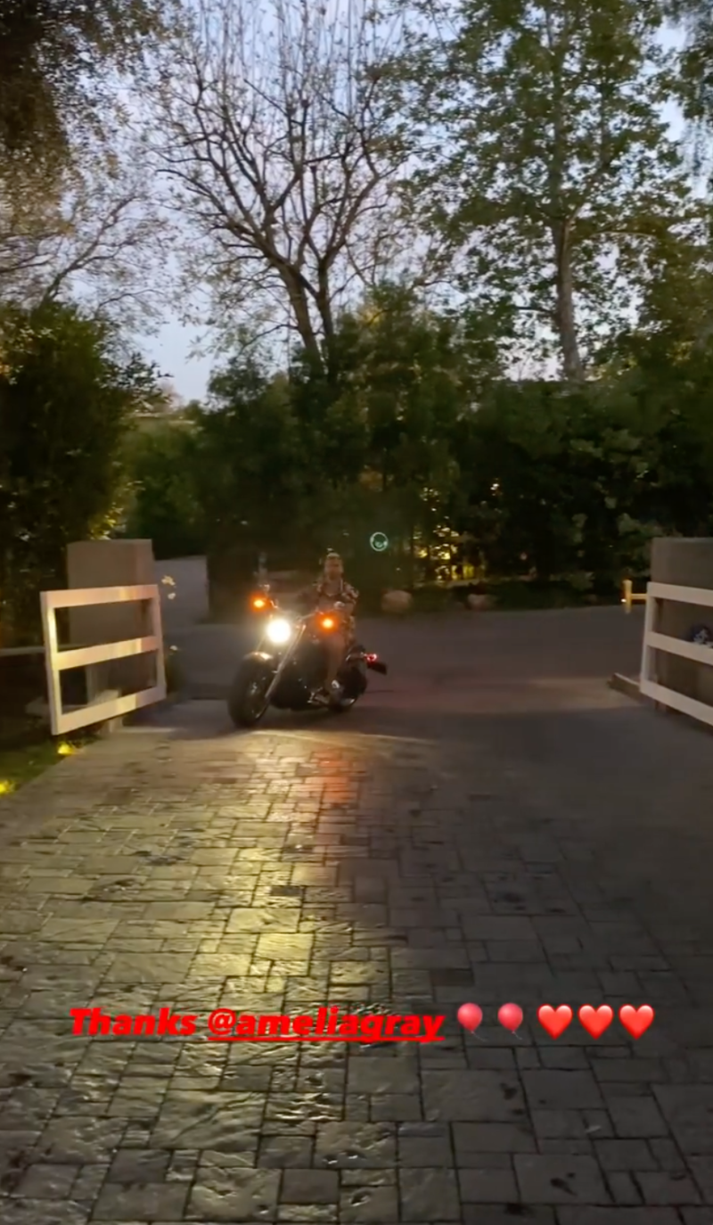 Scott Disick Birthday Party Motorcycle