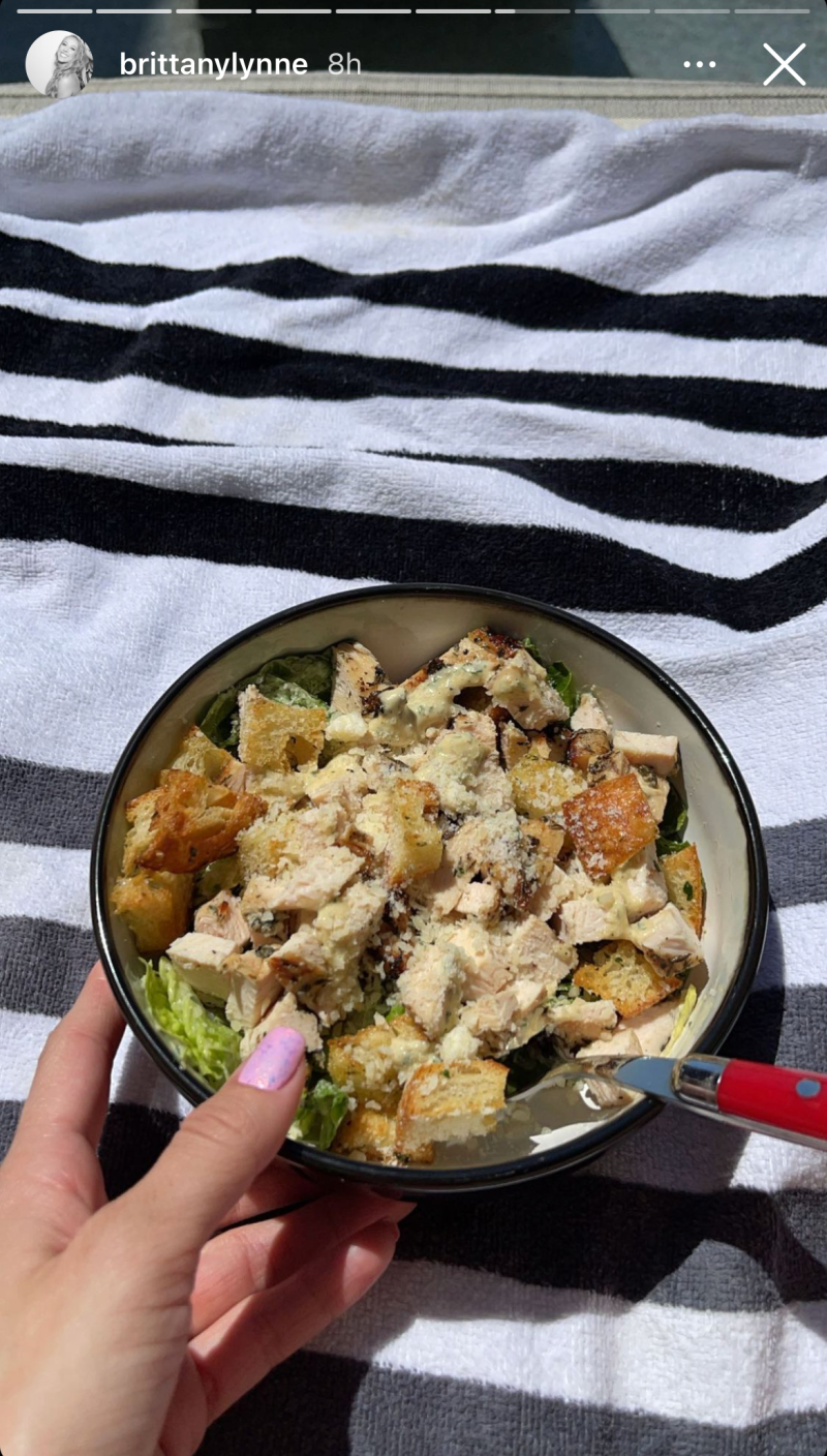 brittany-matthews-food-diet-caesar-salad