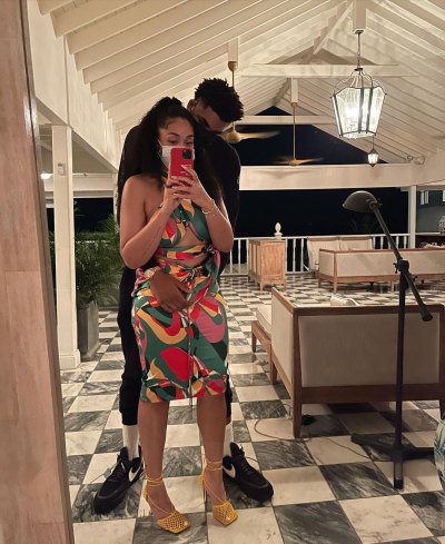 Jordyn Woods and Kylie Jenner Wear Same $930 Bottega Shoes Karl Anthony Towns