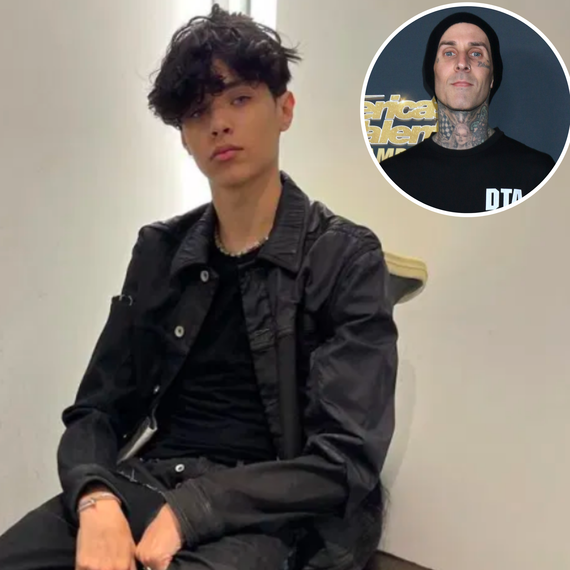 Who is Landon Asher Barker Kourtney Kardashians new stepson The  18yearold turned heads in his DG suit at dad Travis wedding and  already has a million followers on Instagram  South China