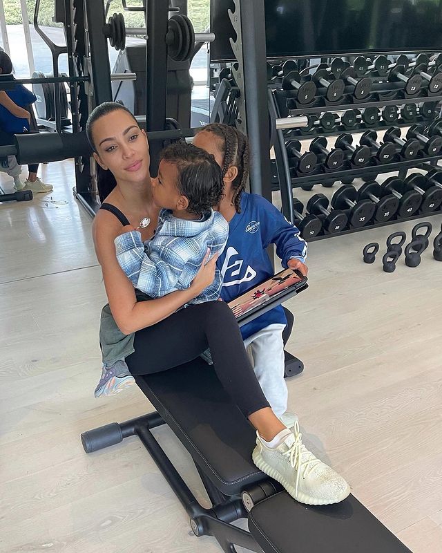 Kim Kardashian Kanye West House Tour Photos Gym