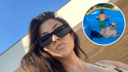 Kourtney Kardashian, Travis Barker, Her Kids Enjoy MDW Party