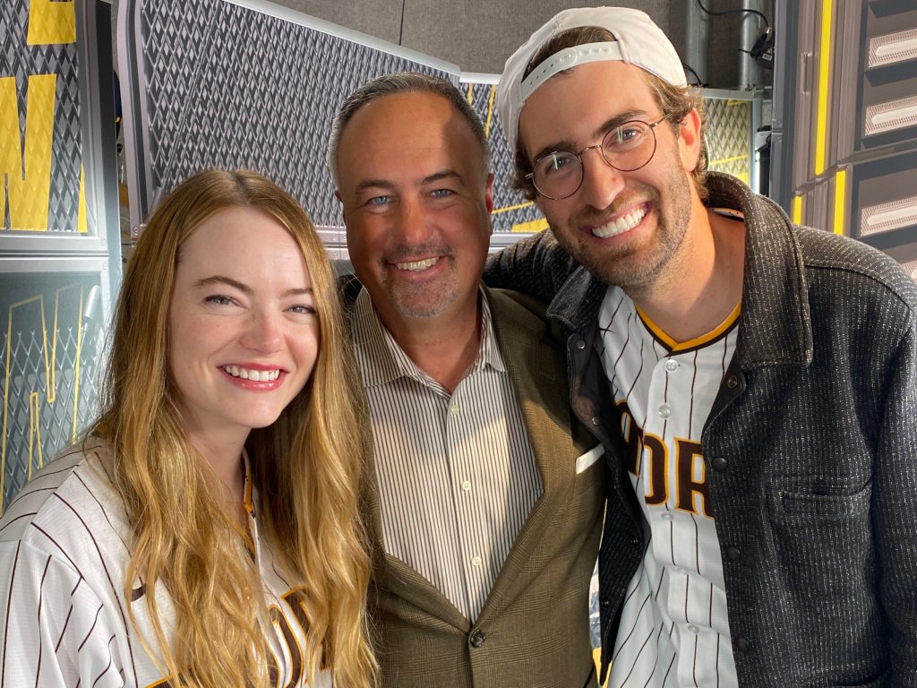 Emma Stone and Husband Dave McCary Pose for Rare Photos at a San Diego Padres Game