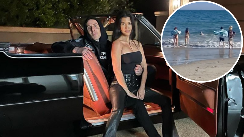 Kourtney Kardashian, Travis Barker and His Kids Have the 'Best Weekend' During Montecito Beach Trip
