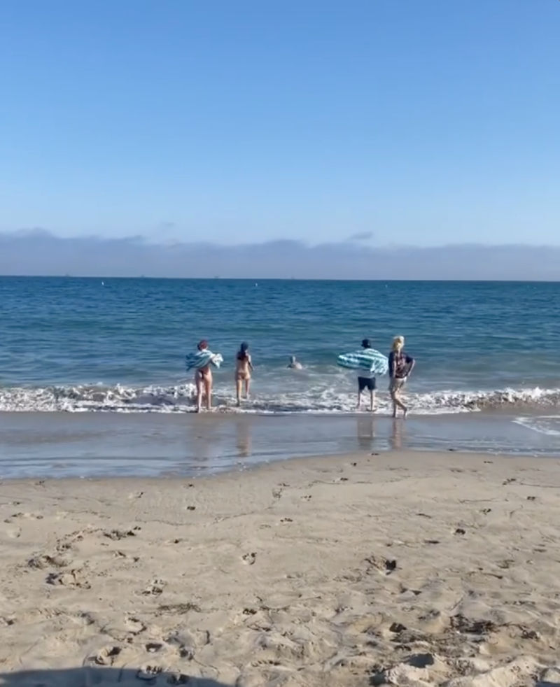 Kourtney Kardashian, Travis Barker and His Kids Have the 'Best Weekend' During Montecito Beach Trip