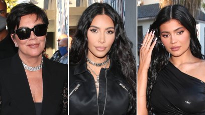 Kylie Jenner, Kim Kardashian and mother Kris Jenner grab dinner together at Craigs
