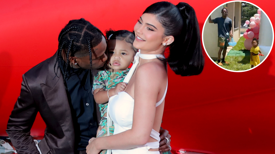 Family Fun! Kylie Jenner and Travis Scott Have a Water Balloon Fight With Daughter Stormi Webster