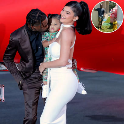 Family Fun! Kylie Jenner and Travis Scott Have a Water Balloon Fight With Daughter Stormi Webster