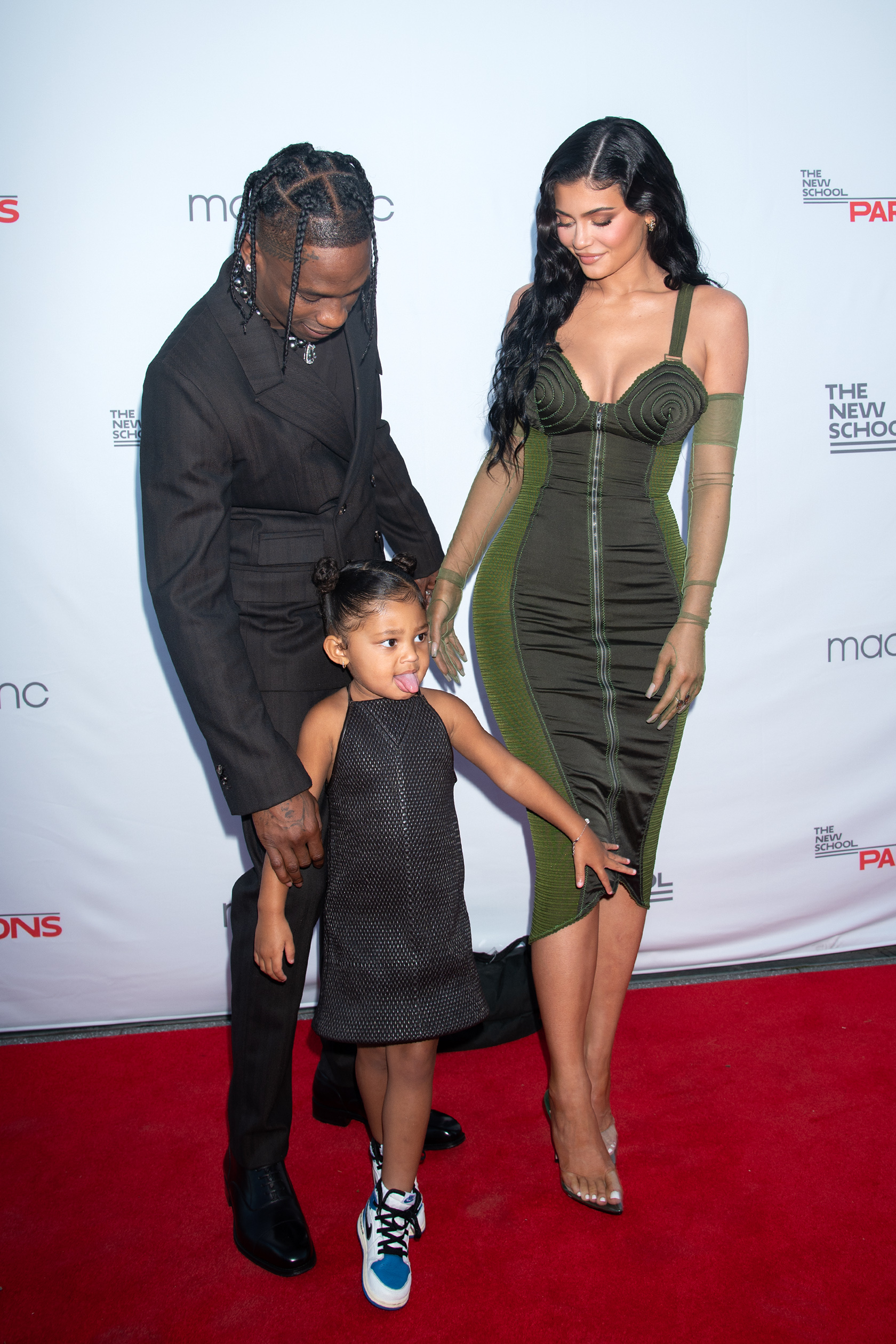Kylie Jenner Travis Scott Stormi Webster NYC Event Red Carpet Photos