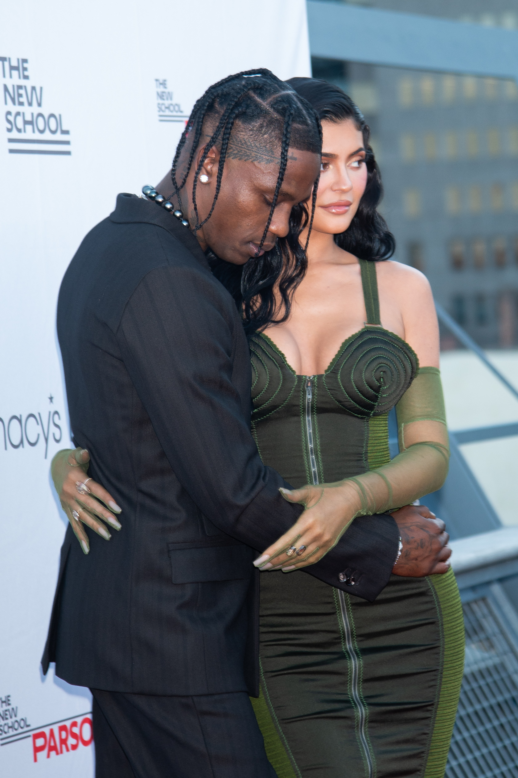 Kylie Jenner, Travis Scott Attend NYC Event With Stormi: Photos