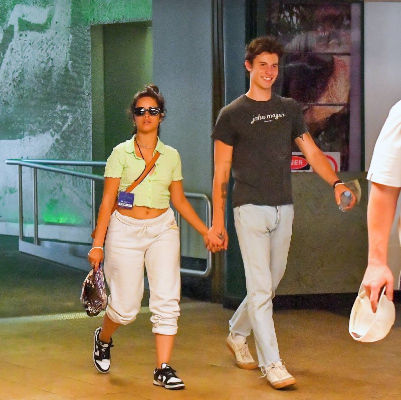 Camila Cabello Rocks a Crop Top While Packing on the PDA With Shawn Mendes at Universal Studios