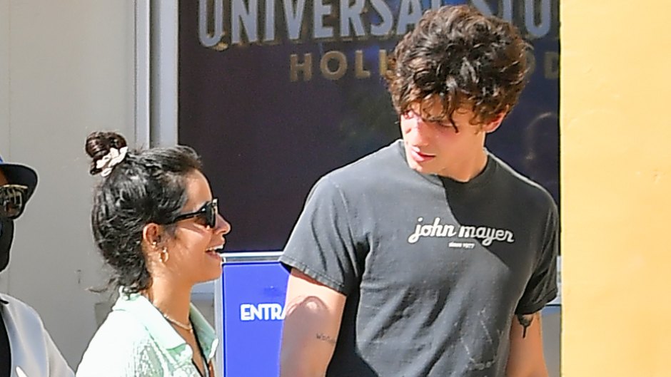 Camila Cabello Rocks a Crop Top While Packing on the PDA With Shawn Mendes at Universal Studios