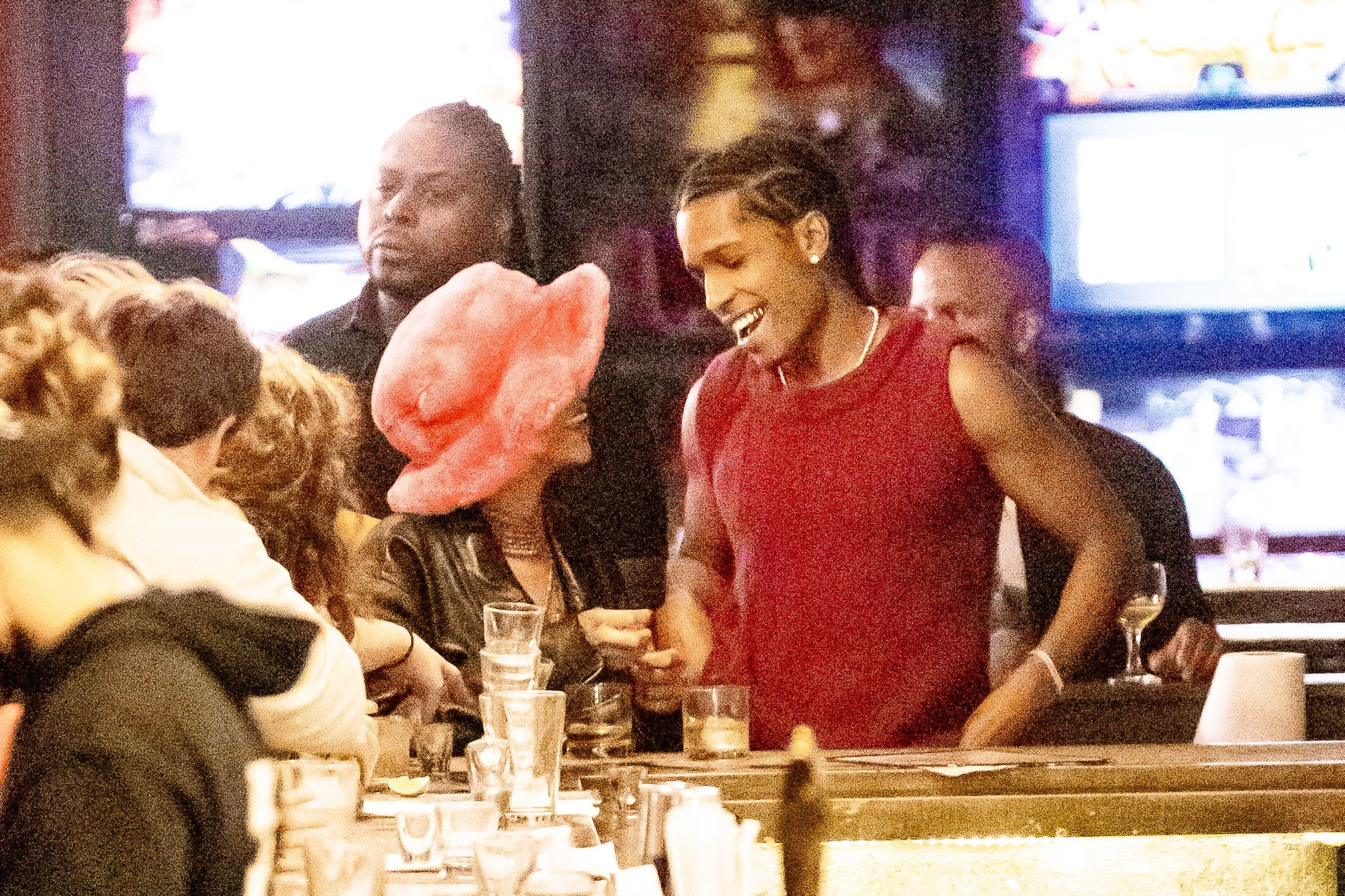 Rihanna and Boyfriend ASAP Rocky Pack On the PDA During Fun-Filled Date Night at Barcade in NYC