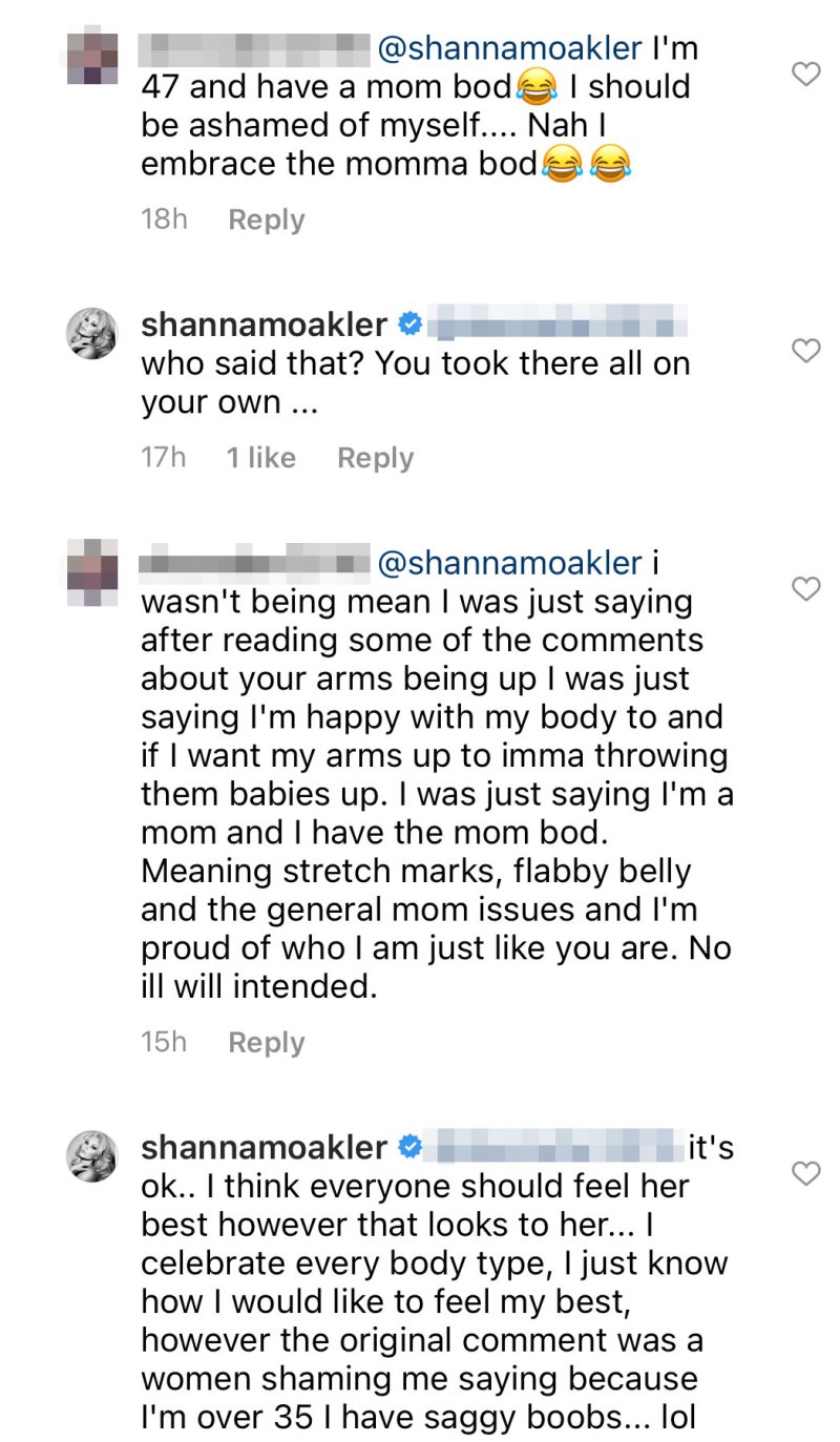 Shanna Moakler Defends Her Body