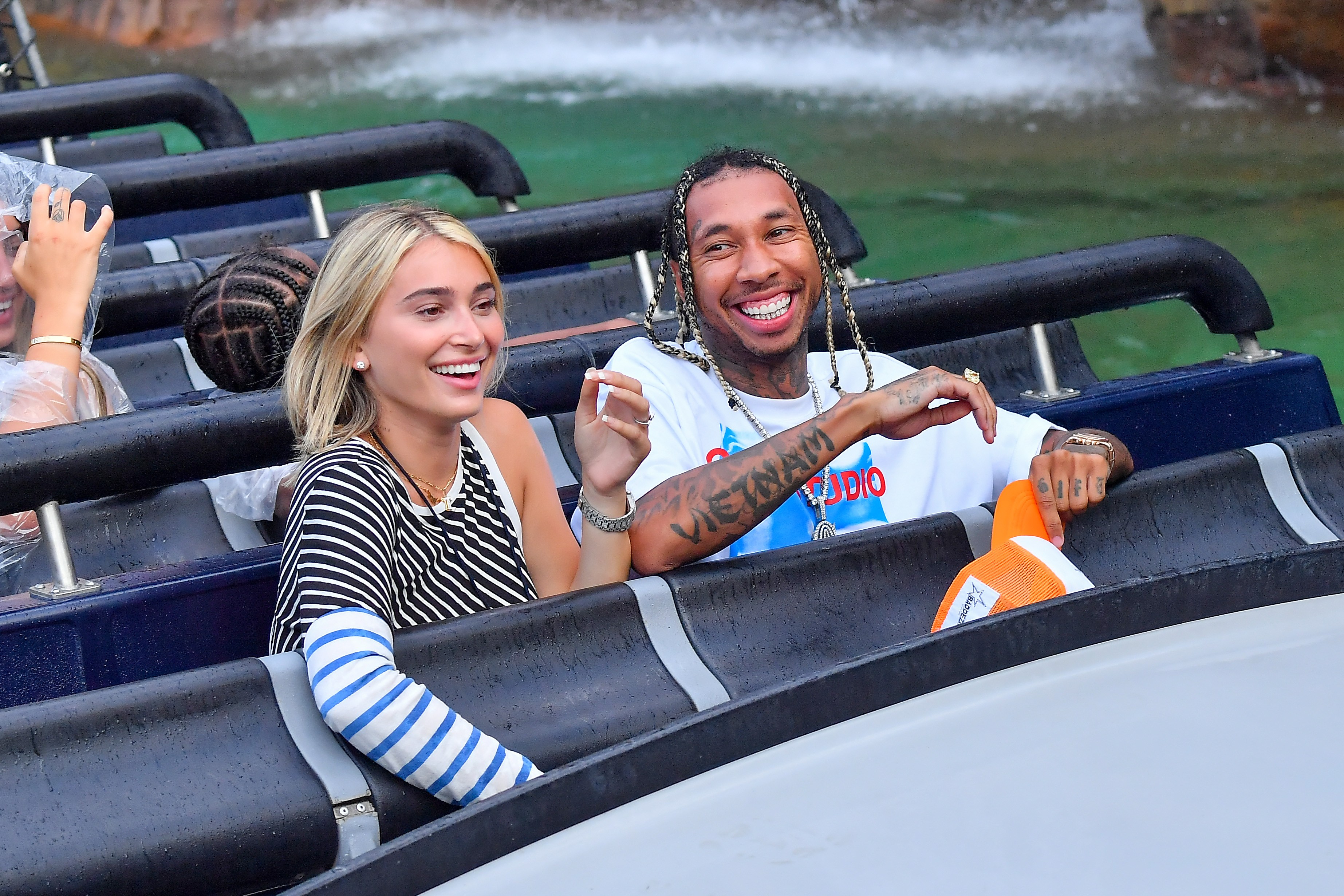 Tyga Steps Out for a Fun-Filled Day With Girlfriend Camaryn Swanson and Son King at Universal Studios