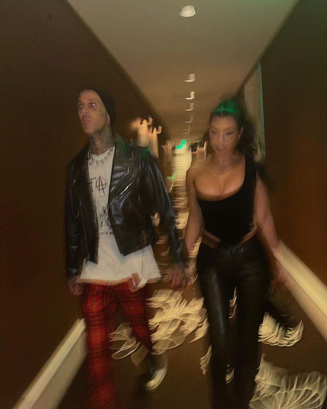 Travis Barker's Kids React to PDA Vegas Photos With Kourtney 1